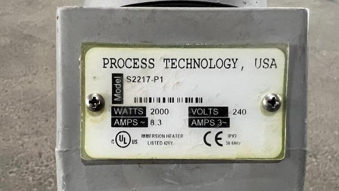 Used Process Technology SS Electric Immersion Heater-Item#382
