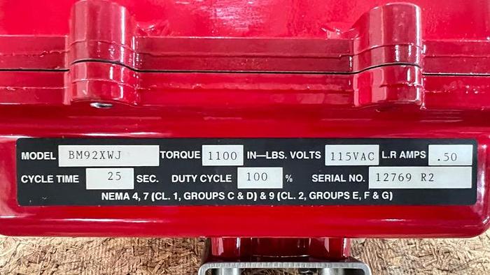 Quarter Master Chief/ Series 92 Actuator-Item#640