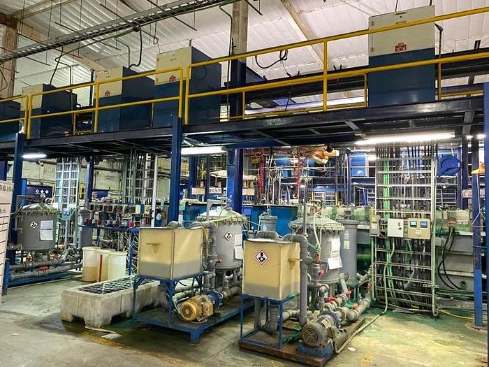 Used Two Large "U" Shaped Plating Lines-Item#811