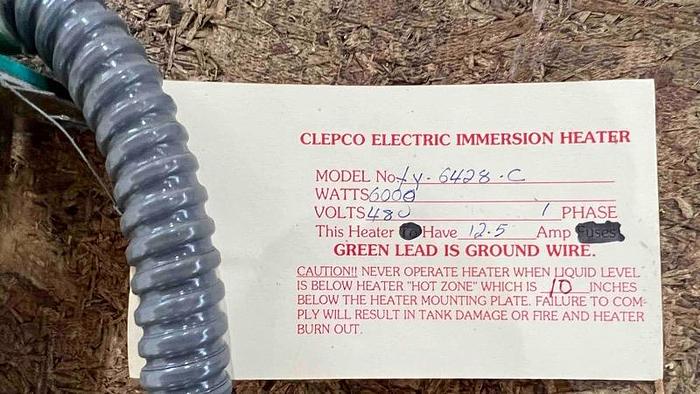 Used CLEPCO 6,000W Heater-Item#709