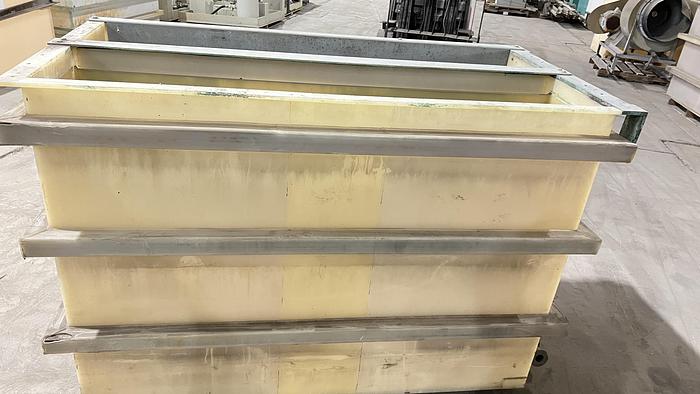 Used 74" x (2 Section) ea 14" x 49" Deep