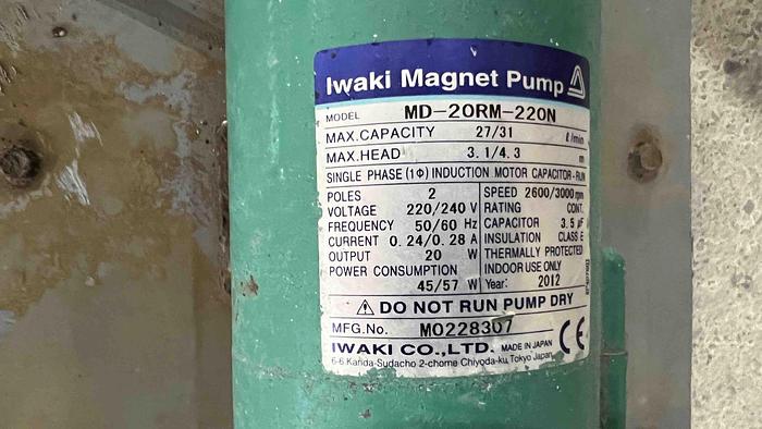 Used Iwaki Magnet Pump-Item#479