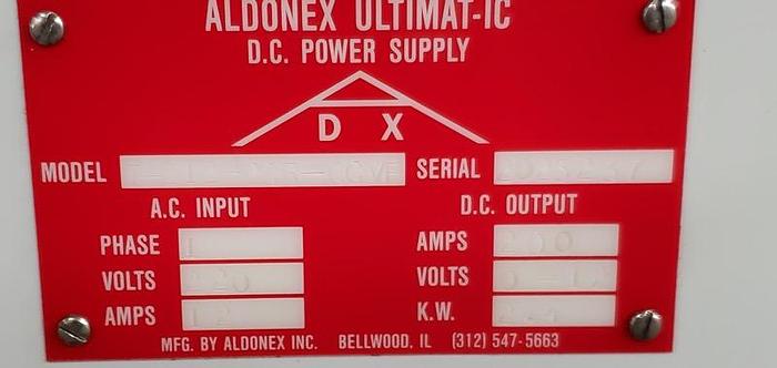 Used Aldonex 200A 12V-Item#369