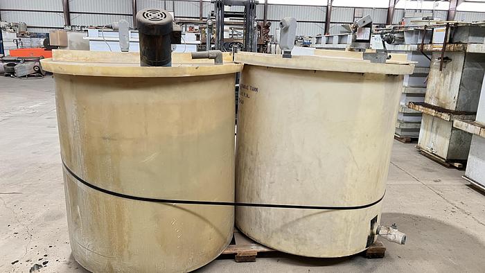 Used 48" Tall 48" Dia. Holding Tanks