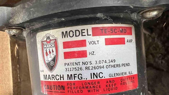 Used MARCH .2HP-Pump-Item#690