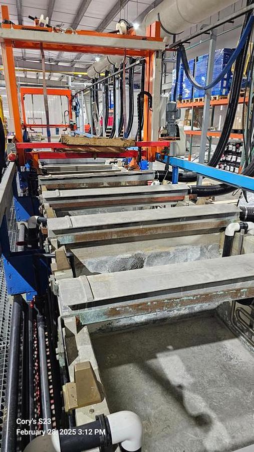 Used AUTOMATED TIN BARREL PLATING SYSTEM