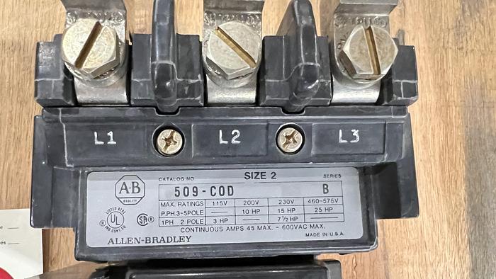 Allen Bradley 509 Magnetic Motor Controller