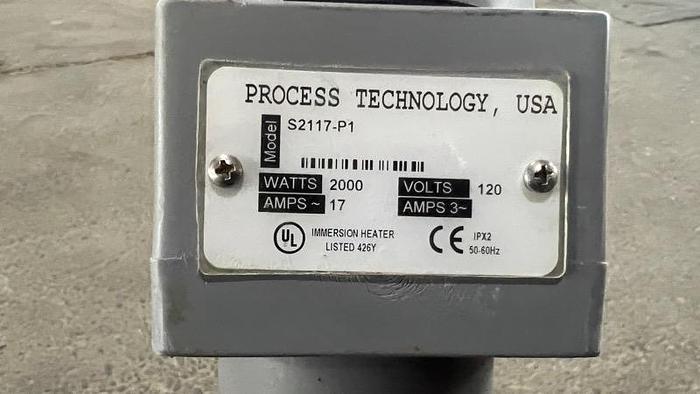 Used Process Technology SS Electric Immersion Heater-Item#383