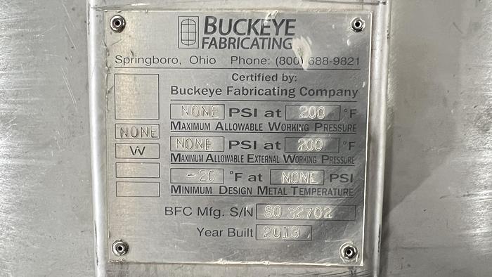 Used SS- 60"x 36" Dia