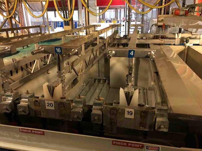 Used 3 Hoist Automated Line For Anodizing, Plating, etc. -Item#239