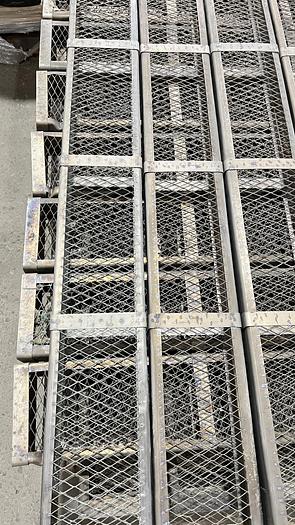 Used Titanium- 1/2" Expanded Metal Mesh