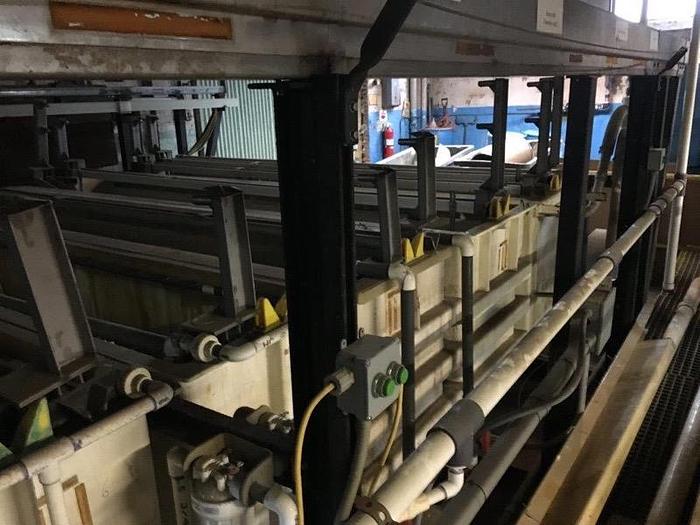 Used BAKER BROTHERS AUTOMATED RACK PLATING LINE-Item#207
