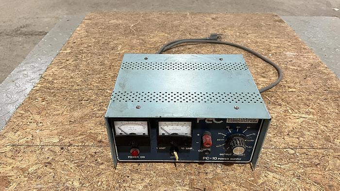 Used PEC Table Top Rectifier/ 10A 12V