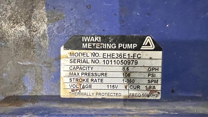 Used Iwaki Metering Pumps
