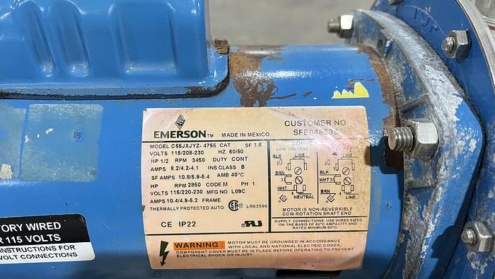 Used Goulds Pump 1/2HP