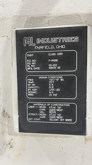 Used R L Industries Scrubber