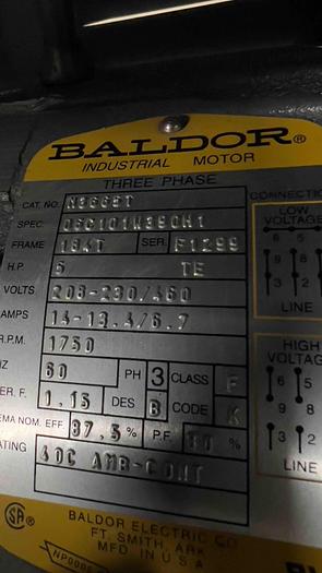 Used 5 HP New York Blower-Item#404