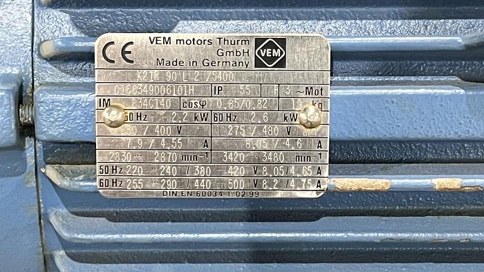 Used VEM Motors