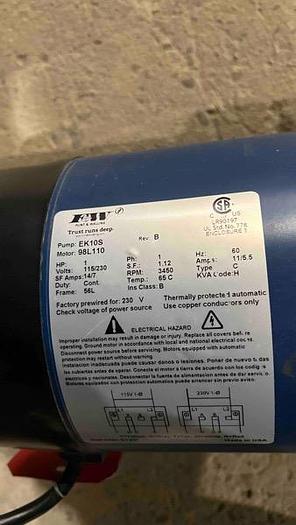 Used F&W Pump-Item#461