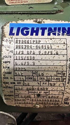 Used LIGHTNIN VEKTOR MIXER-Item#507