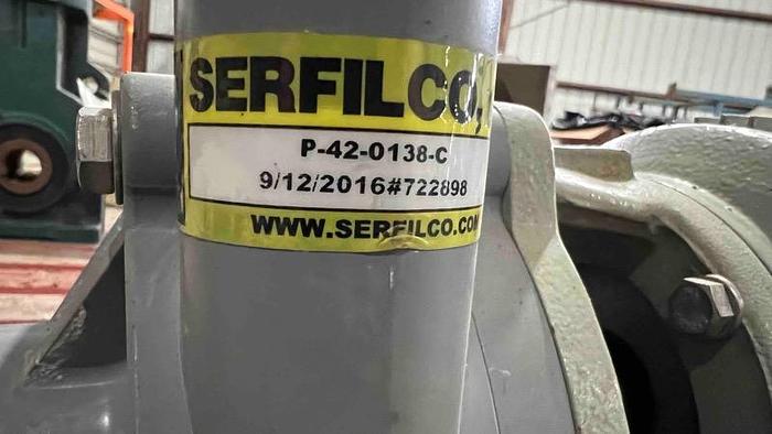 Used 3 Hp Severe Chemical Duty SERFILCO Pump-Item#484
