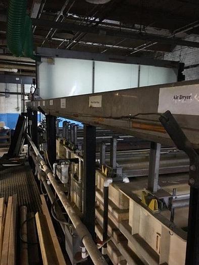 Used BAKER BROTHERS AUTOMATED RACK PLATING LINE-Item#207