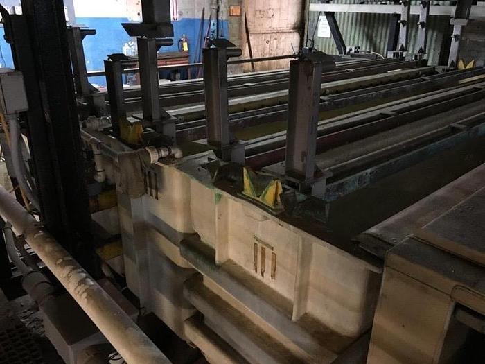 Used BAKER BROTHERS AUTOMATED RACK PLATING LINE-Item#207