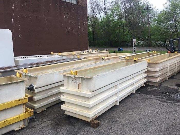 Used BAKER BROTHERS AUTOMATED RACK PLATING LINE-Item#207