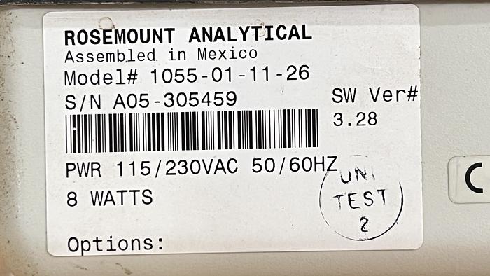 Used Rosemount- Solu COMP II Dual Input Analyzer