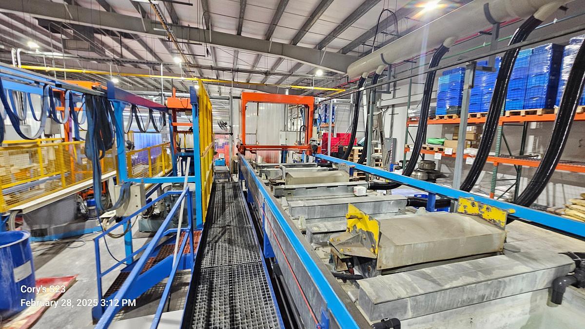 Used AUTOMATED TIN BARREL PLATING SYSTEM