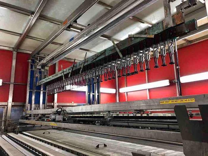 Used 131" Long Tanks, Automated Line For Thin Parts, Buss Bar, Threaded Rod etc.-Item#237