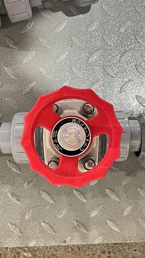 Used Asahi True Union Diaphragm Valves