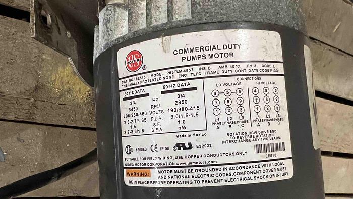 Used WEBTROL Pump-Item#480