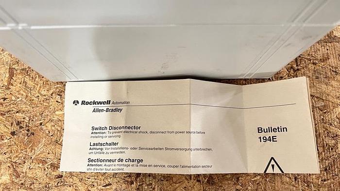 ALLEN BRADLEY- Switch Disconnector-Item#635