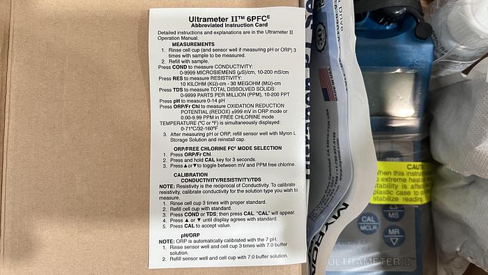 Used Myron L Company Ultrameter II 6PFC