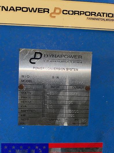 Used 10,000 Amp 55-75 Volt Dynapower