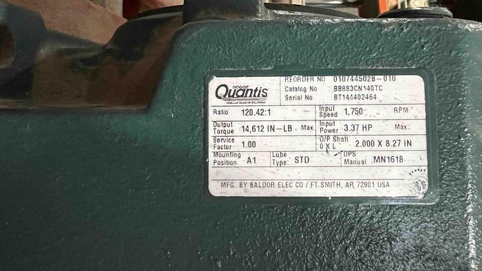 Used Dodge Quantis Gear Reducer-Item#482