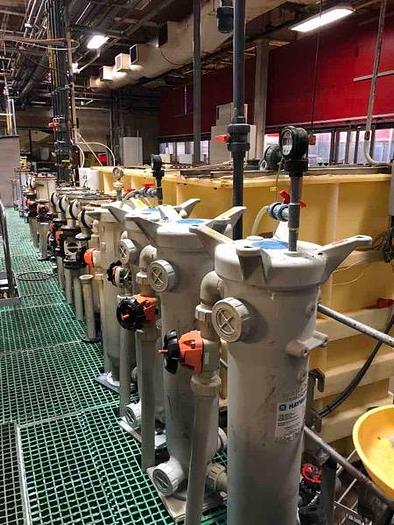 Used 3 Hoist Automated Line For Anodizing, Plating, etc. -Item#239