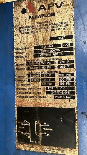 Used Plate and Frame Heat Exchanger