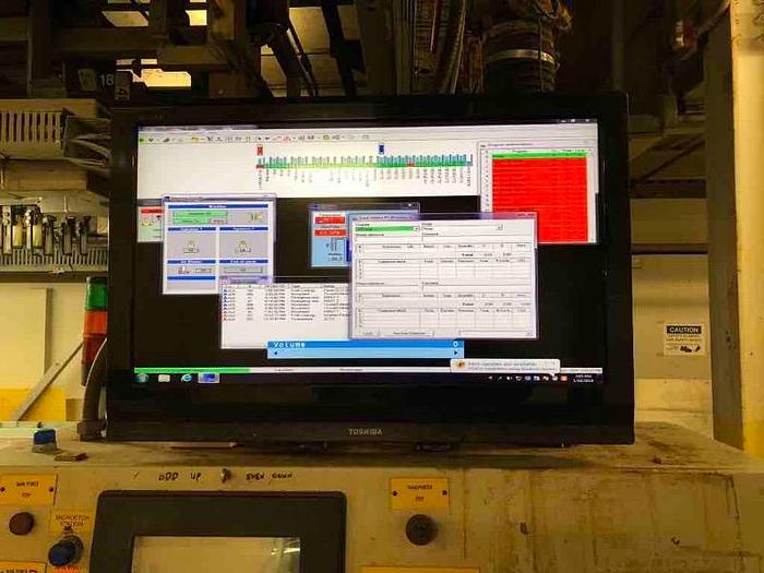 Used LARGE Railrider-Type Rack Plating Line- Item#233