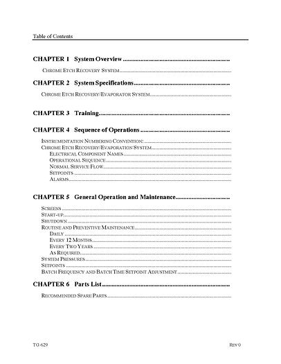 Used CHEMTECH CHROME ETCH RECOVERY EVAPORATOR-S.S.-Item#214