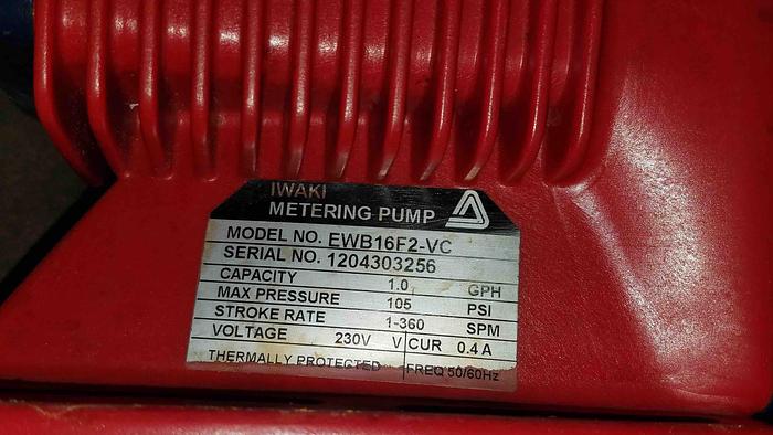 Used IWAKI METERING PUMPS-Item#247