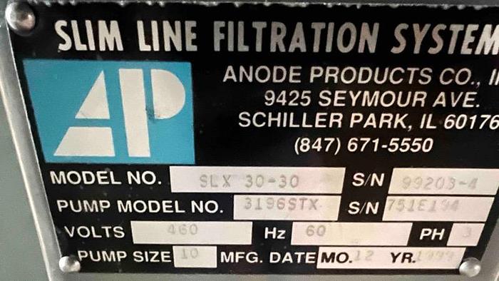 Used Never Used Slim Line Filter Chamber-Item#603