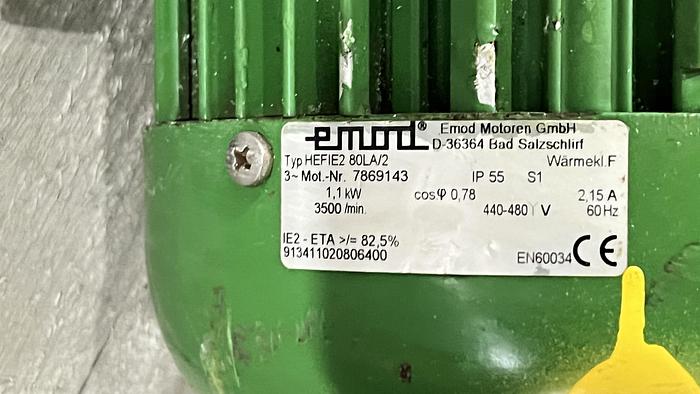 Used Atotech/Emod- Stainless Steel Pump