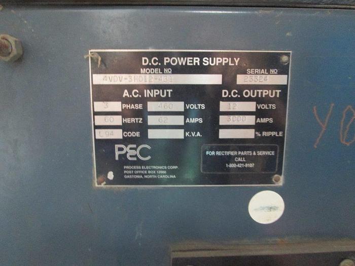 Used PEC 3000A 9V- Item#317