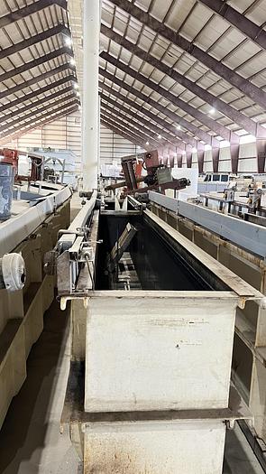 Used 231" x 24.5" x 44" Deep Shuttle/Transfer Tank