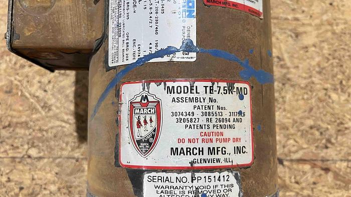 Used MARCH 2HP-Pump-Item#689