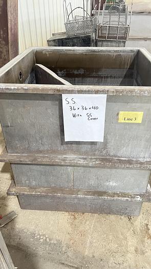 Used SS 36 x 36 x 40 with SS Cover