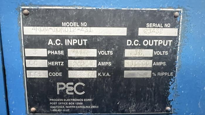 Used PEC 12V 10,000A