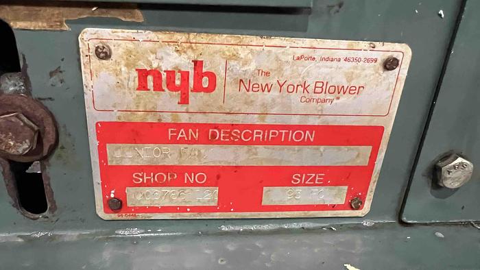 Used New York Blower-Item#411